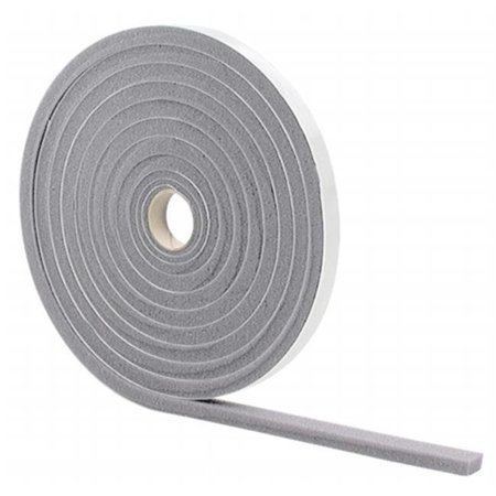 M-D BUILDING PRODUCTS M-d Products 02097 .38X .5 in. X 17 ft. Gray Low Density Foam Weather Strip 2097